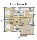 Дом из клееного бруса VZ-428